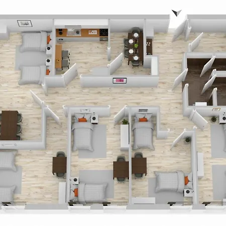 Xxl Worker Place Appartement *